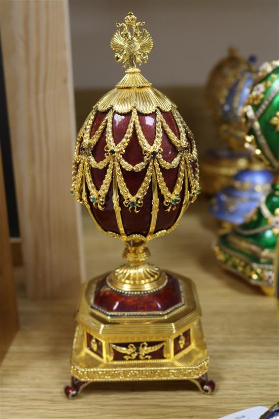 House of Faberge. Six birthday present eggs